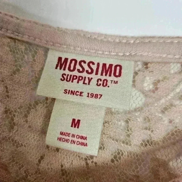 Mossimo Lace Top Bell Sleeve Size Medium - Picture 4 of 5